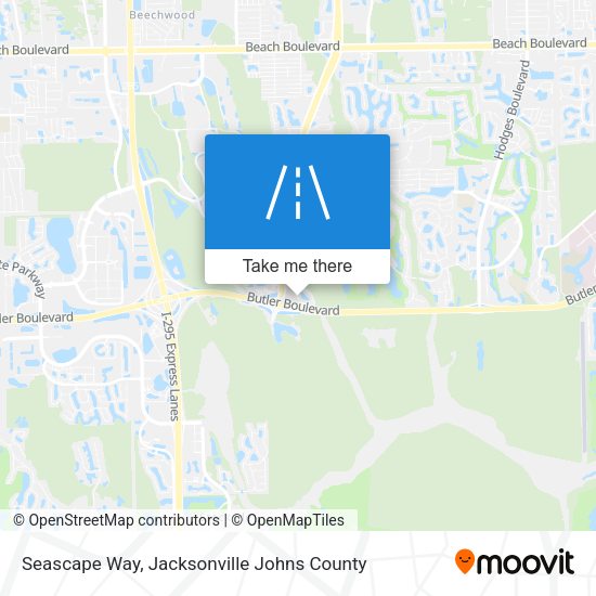 Seascape Way map