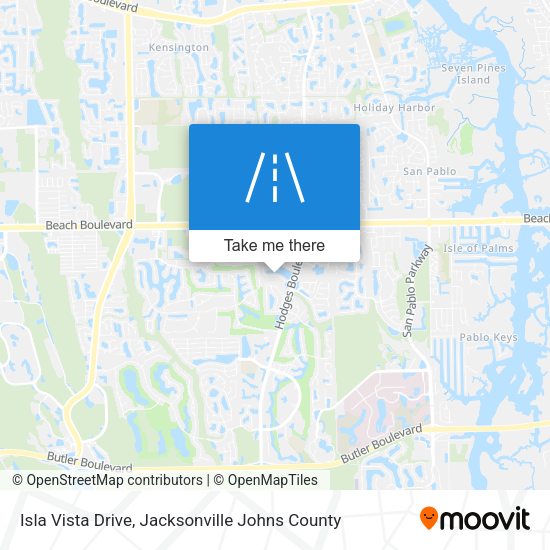 Mapa de Isla Vista Drive