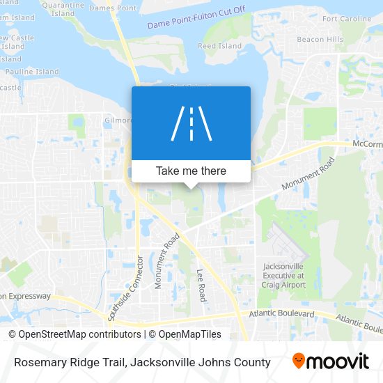 Rosemary Ridge Trail map