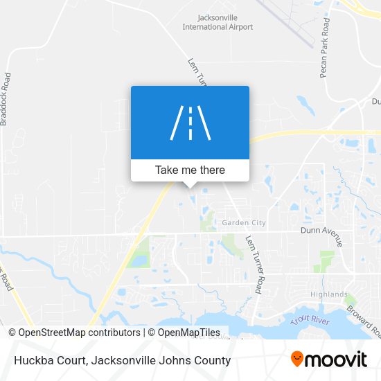 Huckba Court map
