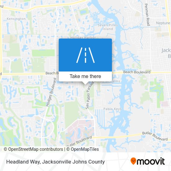 Mapa de Headland Way
