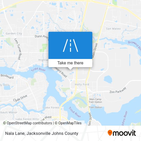 Nala Lane map