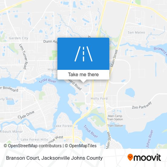 Mapa de Branson Court