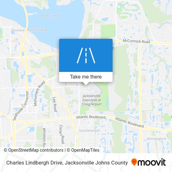 Charles Lindbergh Drive map