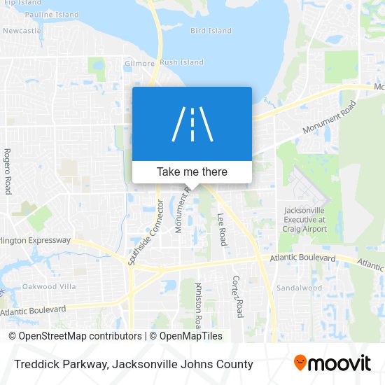 Mapa de Treddick Parkway