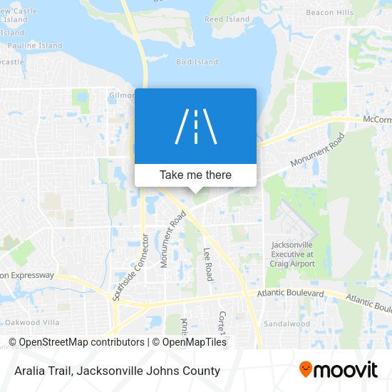 Aralia Trail map