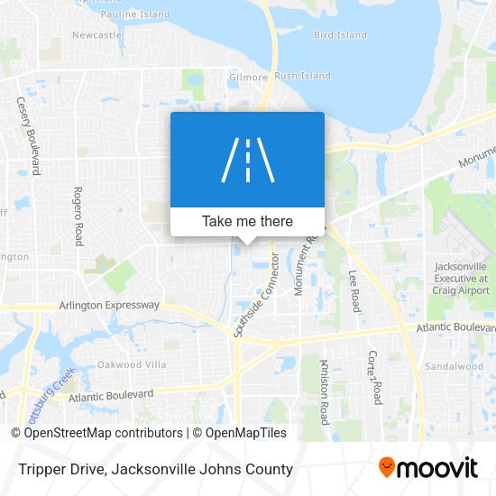 Tripper Drive map