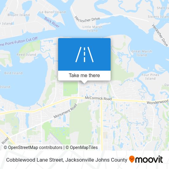 Cobblewood Lane Street map