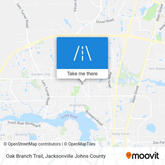 Mapa de Oak Branch Trail