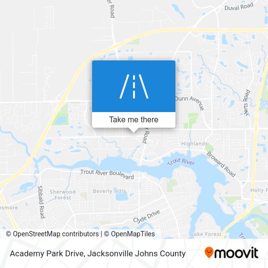 Academy Park Drive map