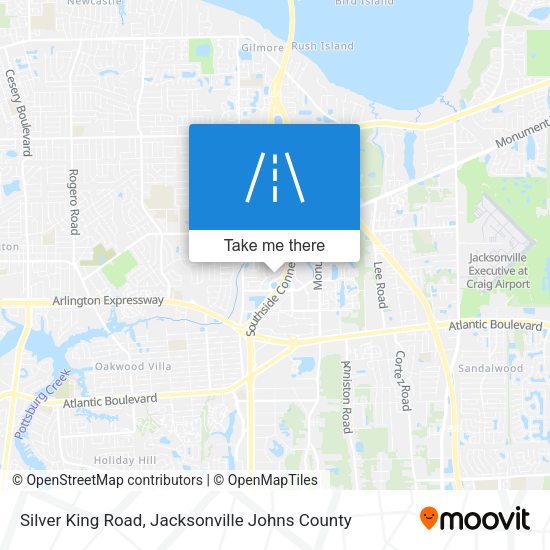Silver King Road map