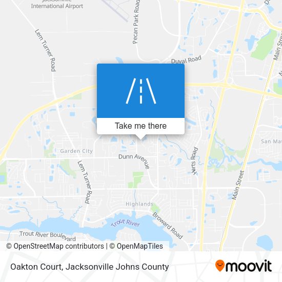 Oakton Court map