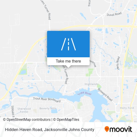 Mapa de Hidden Haven Road