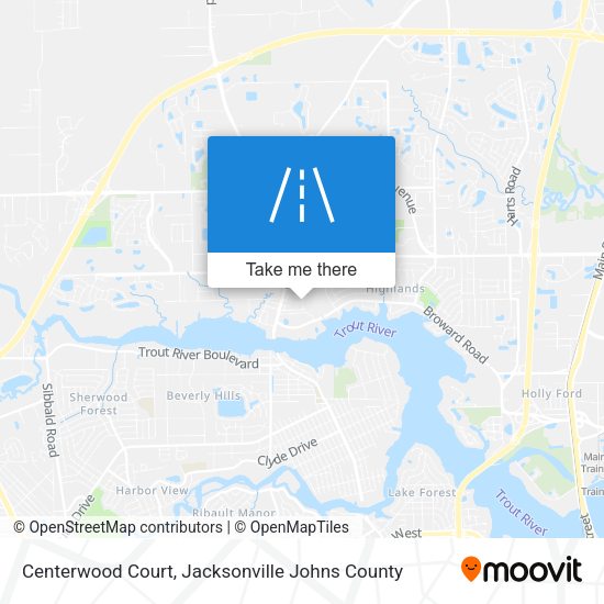 Mapa de Centerwood Court