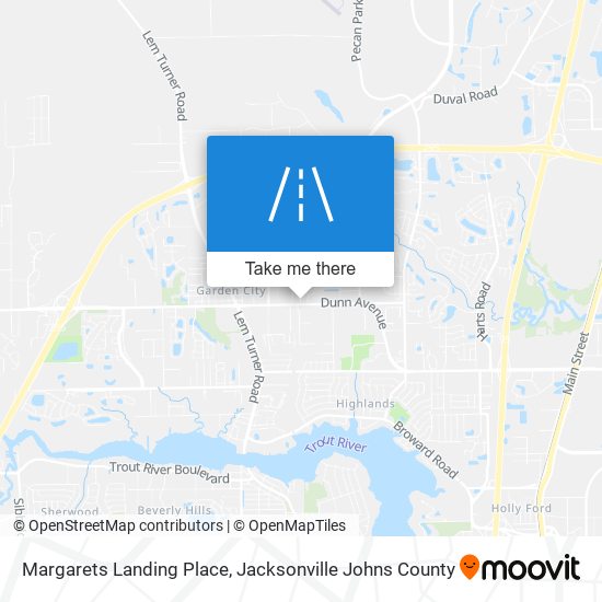 Margarets Landing Place map