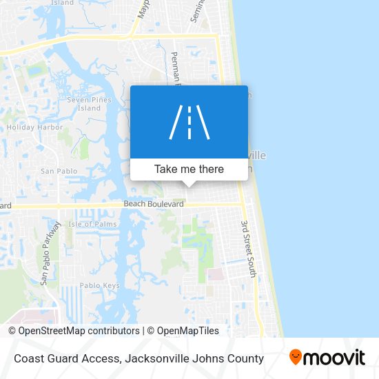 Mapa de Coast Guard Access