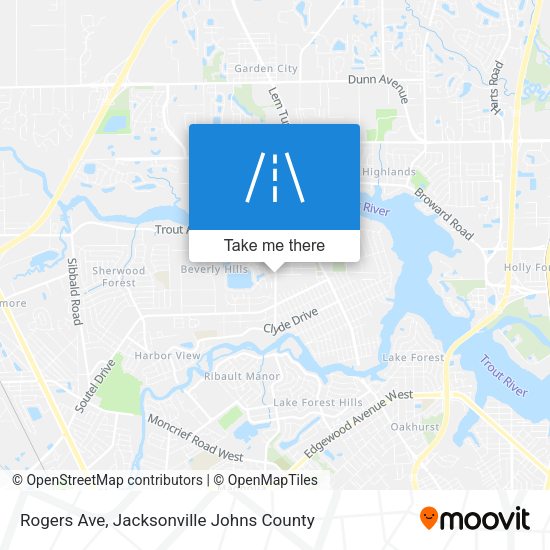 Rogers Ave map