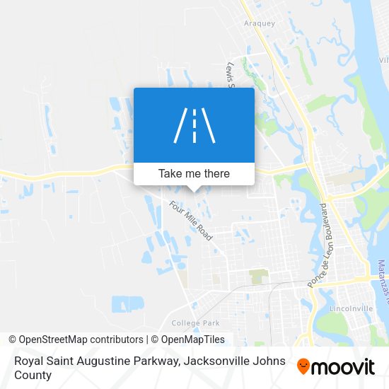 Mapa de Royal Saint Augustine Parkway