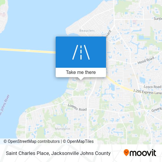 Saint Charles Place map