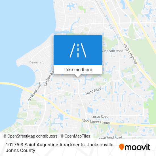 10275-3 Saint Augustine Apartments map
