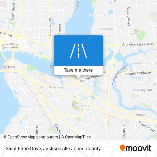 Mapa de Saint Elmo Drive