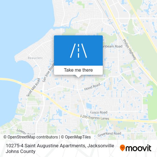 10275-4 Saint Augustine Apartments map