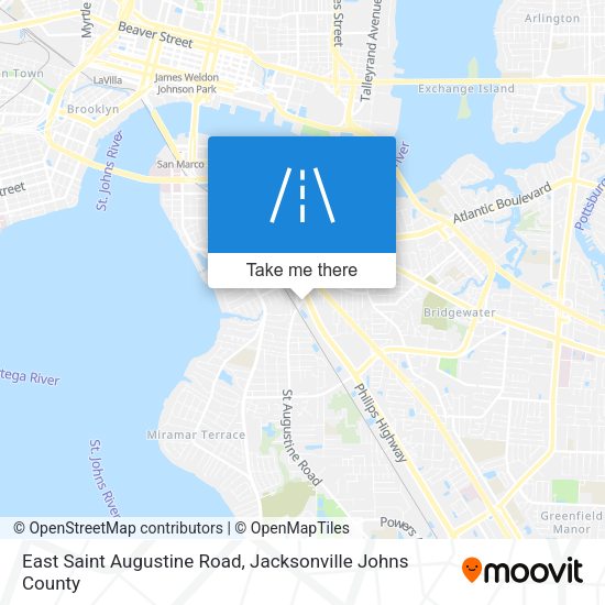 Mapa de East Saint Augustine Road