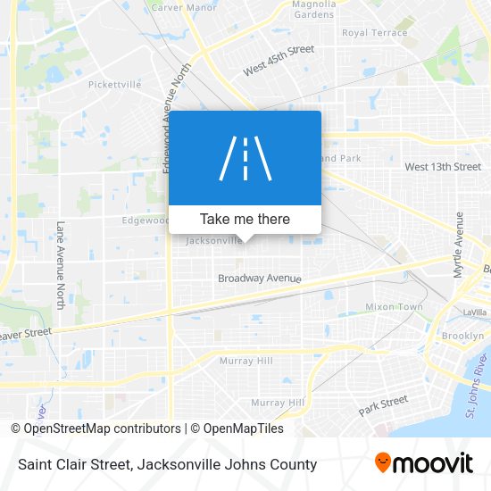 Mapa de Saint Clair Street