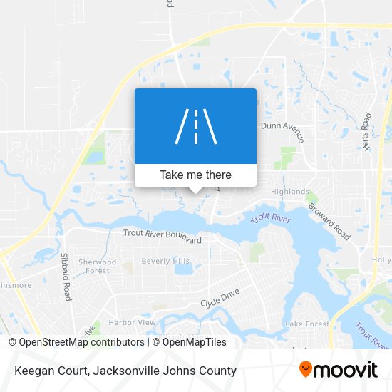 Mapa de Keegan Court