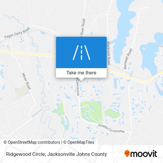 Ridgewood Circle map