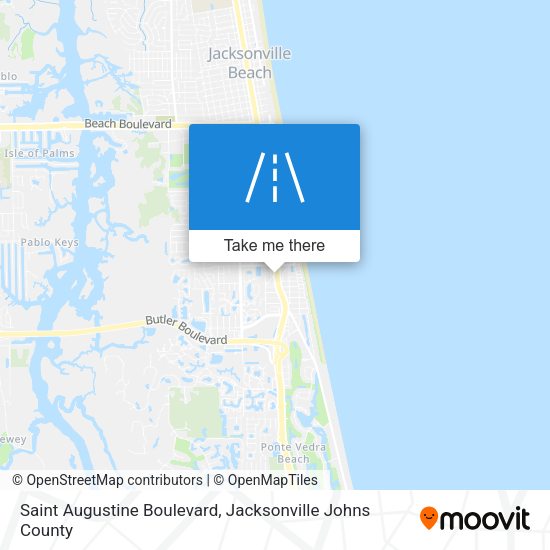 Saint Augustine Boulevard map