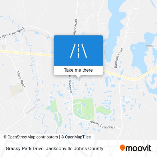 Grassy Park Drive map