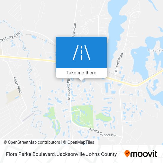 Flora Parke Boulevard map