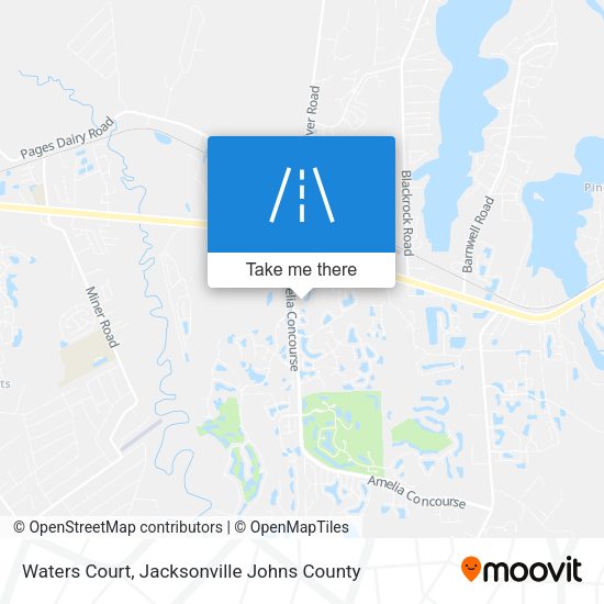 Waters Court map