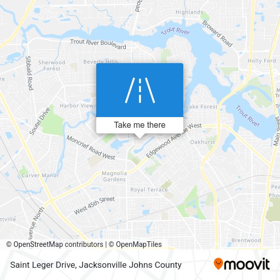 Mapa de Saint Leger Drive