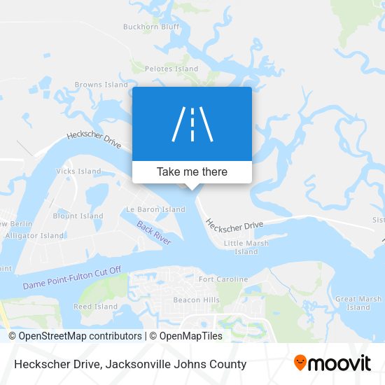 Heckscher Drive map