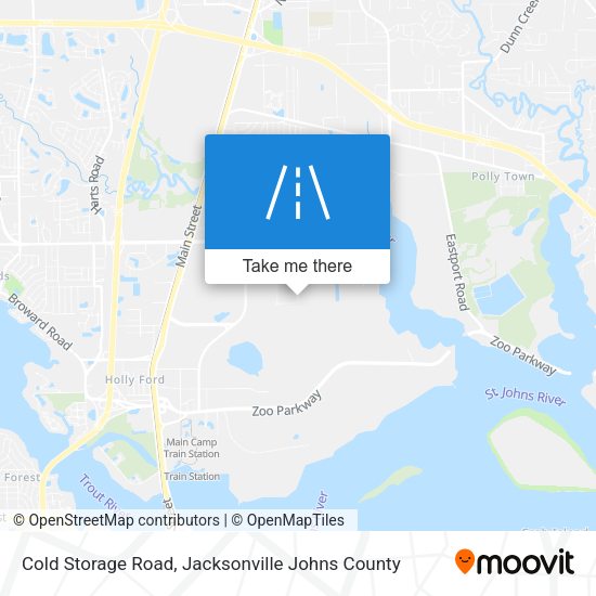 Mapa de Cold Storage Road