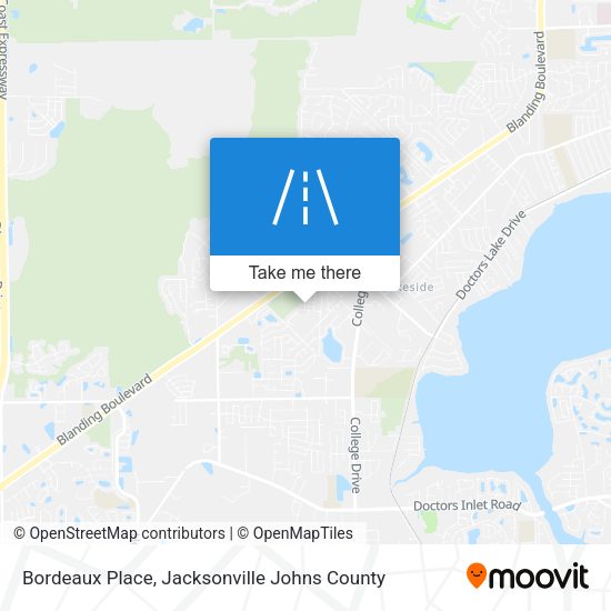 Bordeaux Place map