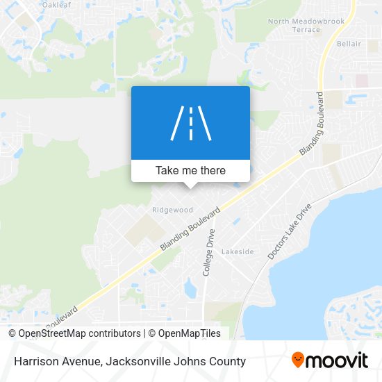Mapa de Harrison Avenue