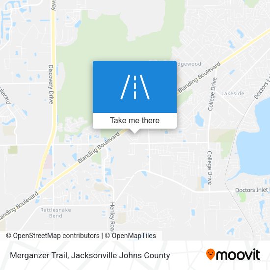 Merganzer Trail map