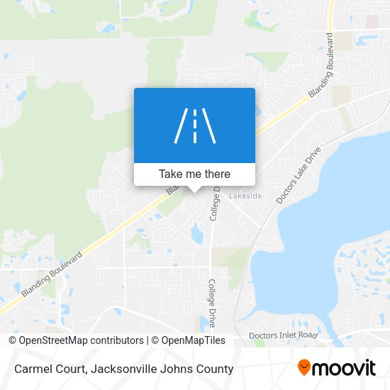 Carmel Court map