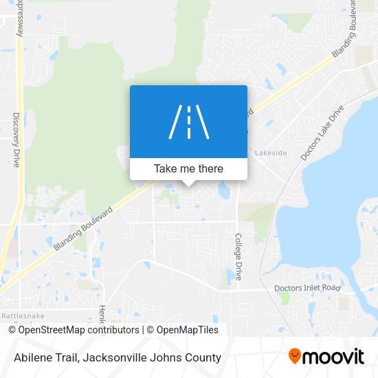 Abilene Trail map