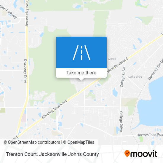 Trenton Court map