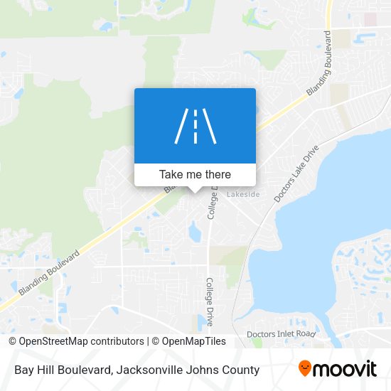 Mapa de Bay Hill Boulevard