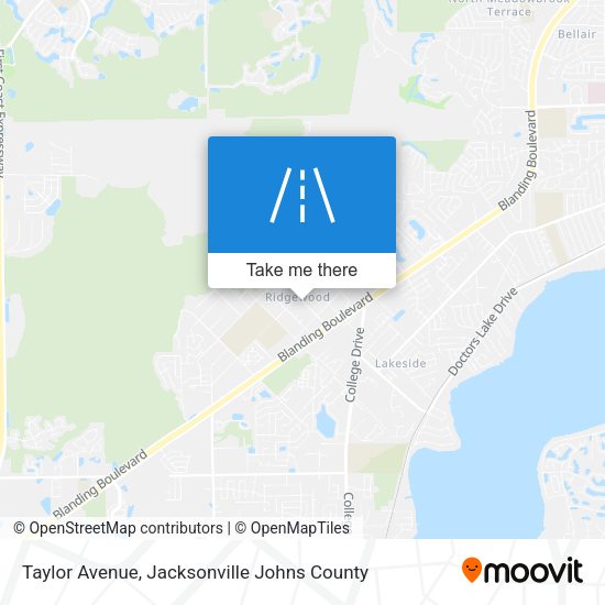 Taylor Avenue map