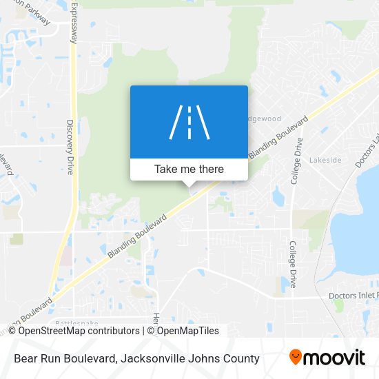 Mapa de Bear Run Boulevard