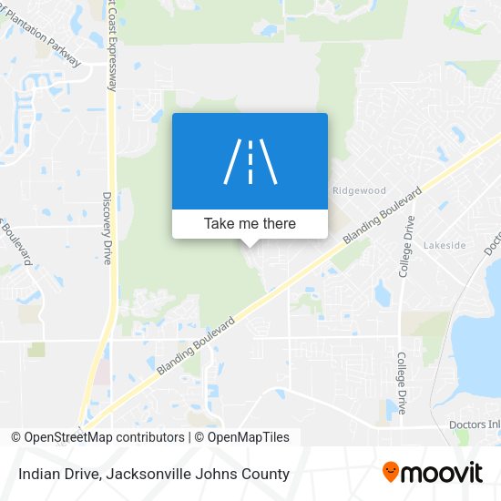 Mapa de Indian Drive