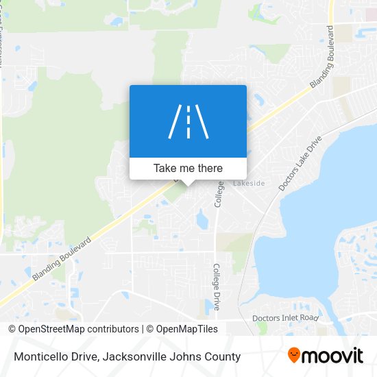 Mapa de Monticello Drive