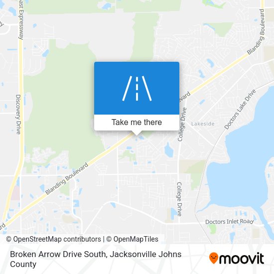 Mapa de Broken Arrow Drive South