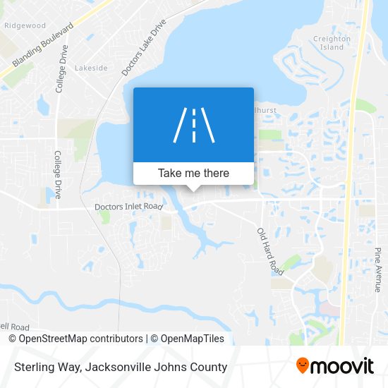 Sterling Way map